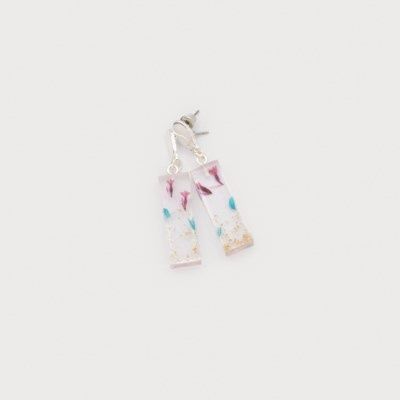 COLORED RESIN EARRING