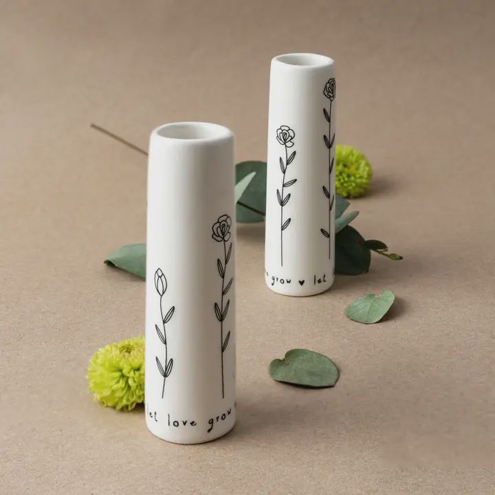 SEND WITH LOVE BUD VASE