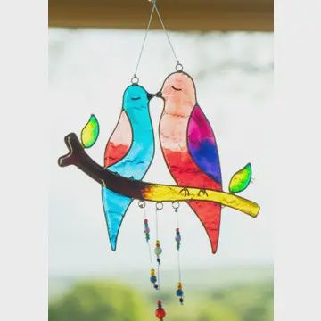 Love Birds sun catcher