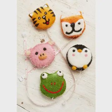 FELTED ANIMAL TAPE MEASURE