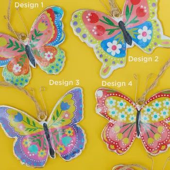 METAL BUTTERFLY HANGER