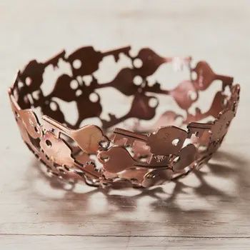 COPPER RECYCLED KEY BOWL