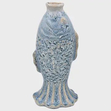 REACTIVE GLASZE FISH VASE