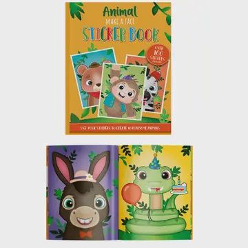 MAKE A FACE STICKER BOOK
