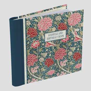 WILLIAM MORRIS ADDRESS + BIRTHDAY BOOK