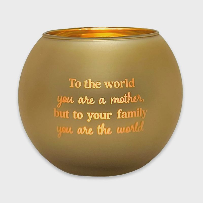 SENTIMENT CANDLE HOLDER GOLD/SILVER ASST. DESIGNS