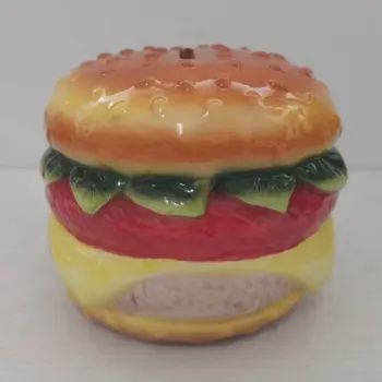 CERAMIC BURGER PIGGYBANK