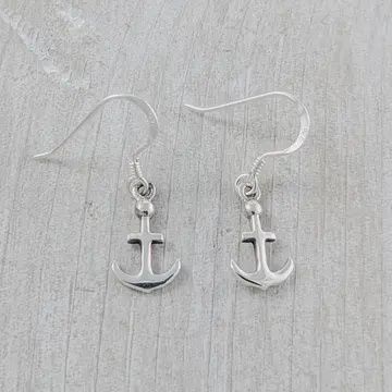 ANCHOR DANGLE EARRING