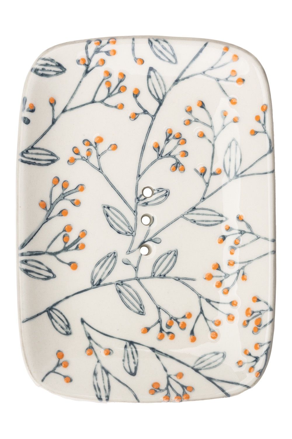 SOAP DISH DELICATE BLUE FLORAL