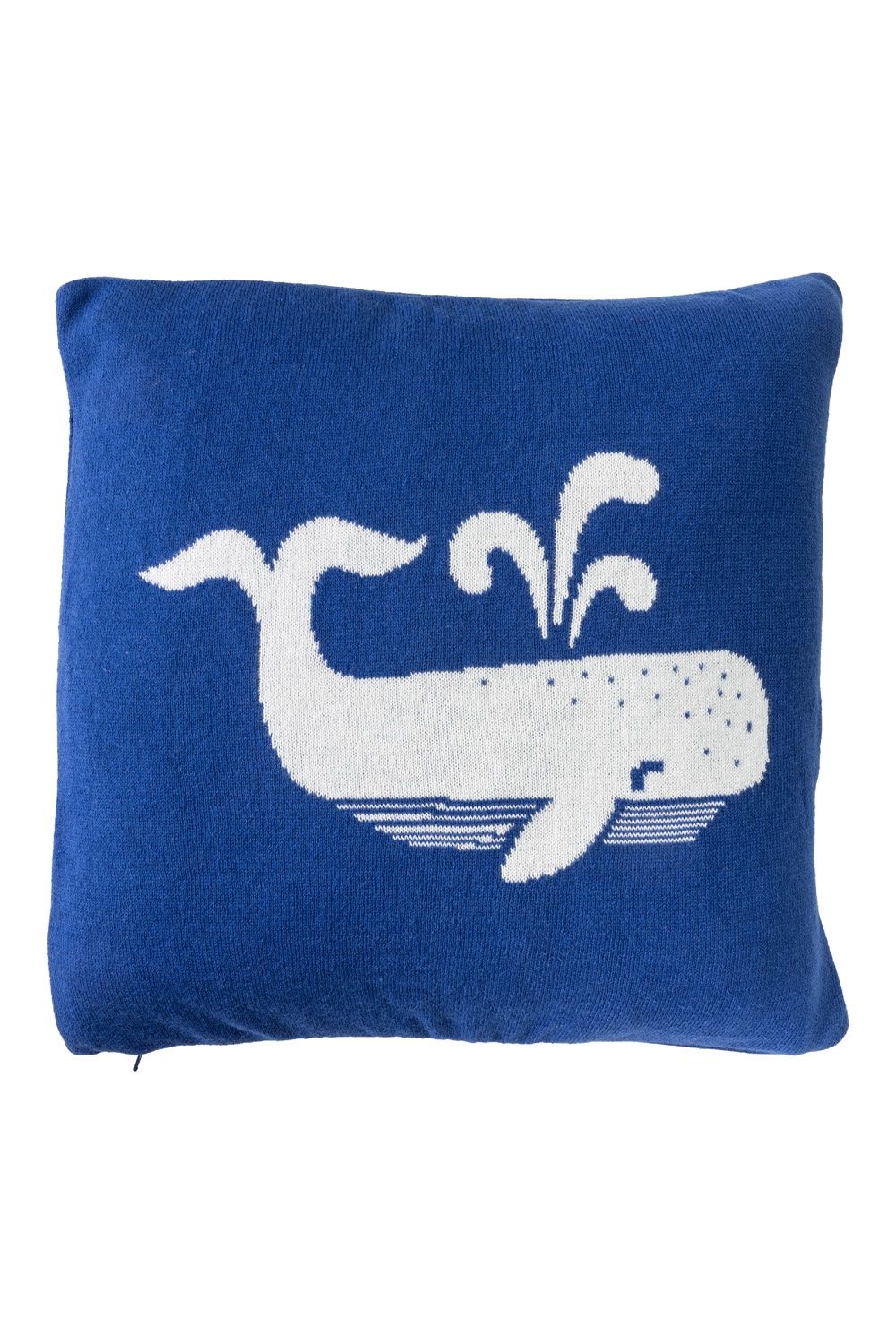 Whale pillow cover