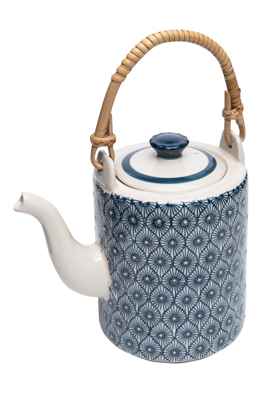 CERAMIC TEAPOT BLUE ROSA