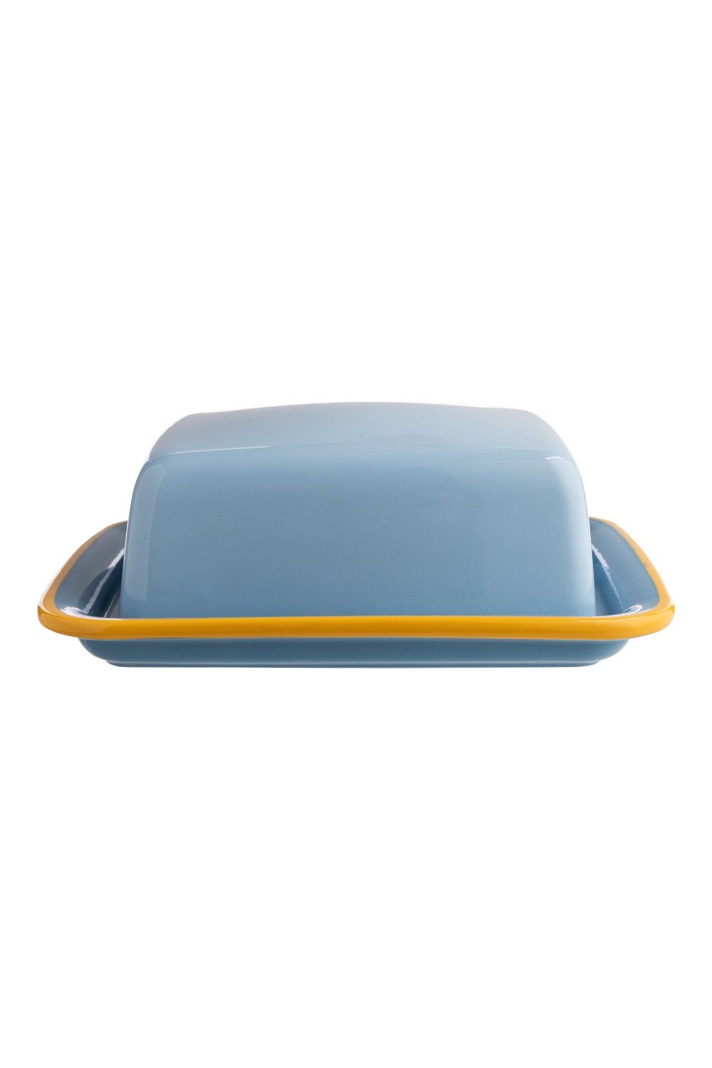 BLUE CANDY BUTTER DISH
