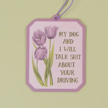 NAUGHTY FLORALS CAR FRESHNERS