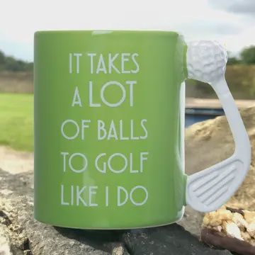 GOLFING MUG