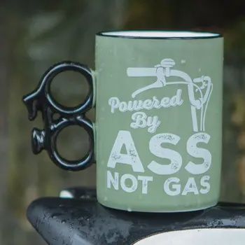 POWERED BY ASS 18OZ MUG