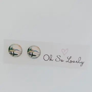 ORCA WHALE STUDS