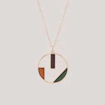 Petunia Women's Wooden Necklace