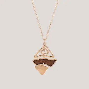 WOOD NECKLACE PARIS