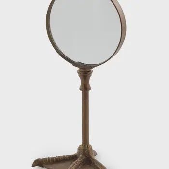 BRONZE BIRD MAGNIFYING GLASS