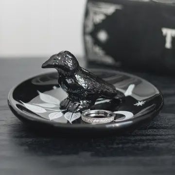 RAVEN TRINKET DISH