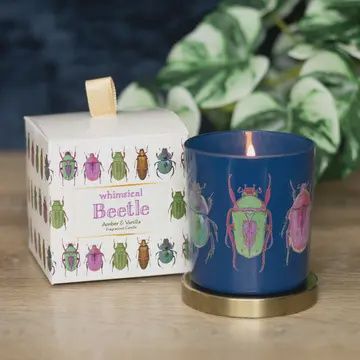 BEETLE CANDLE AMBER/VANILLA