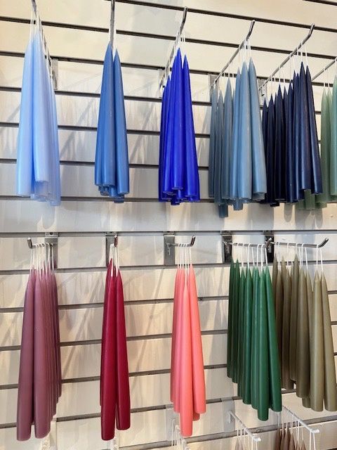 TAPER CANDLES - ASSORTED  COLORS