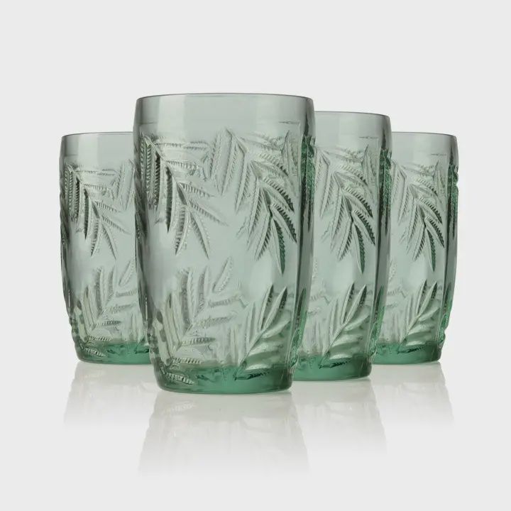 BALI GREEN HIGHBALL GLASSES