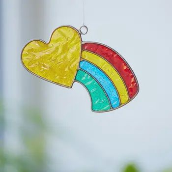HEART RAINBOW SUNCATCHER