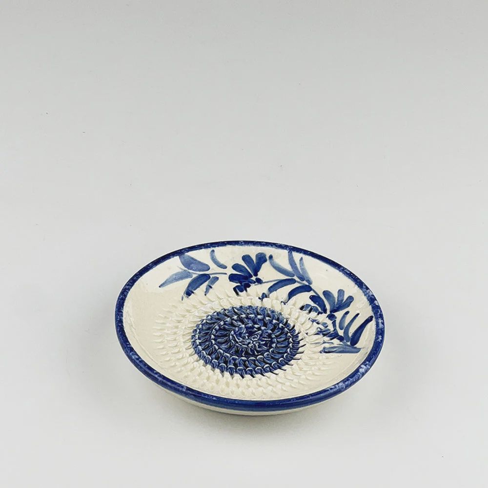 Ceramic Garlic Grater Olive Leaves