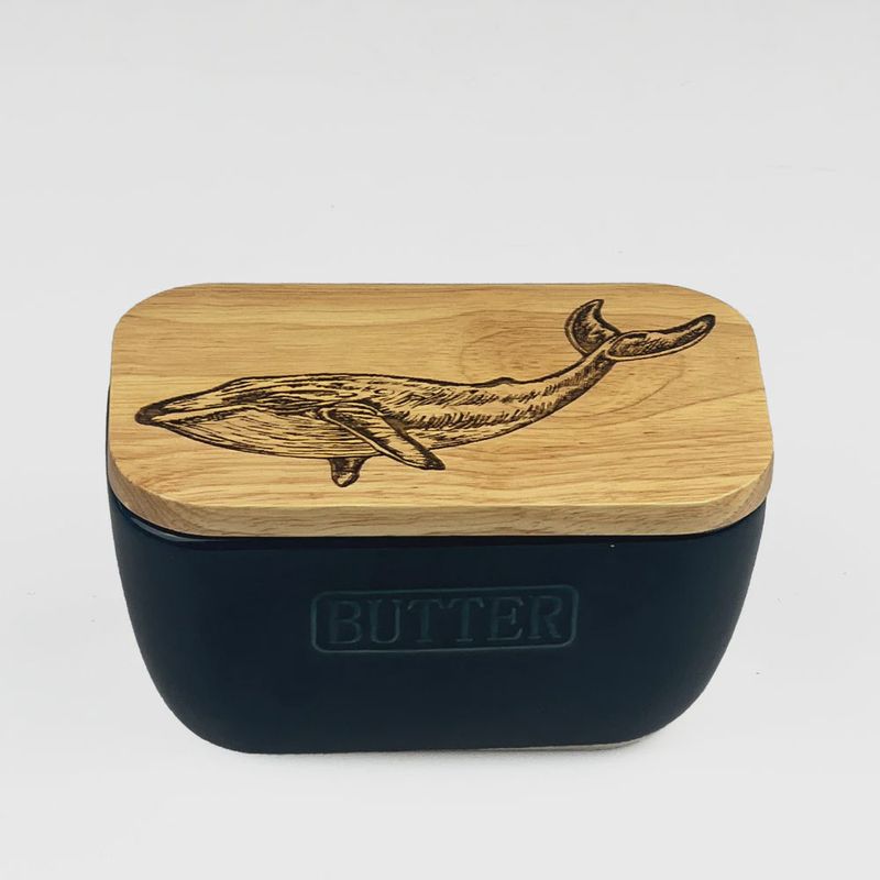 Butter Dish Blue Whale