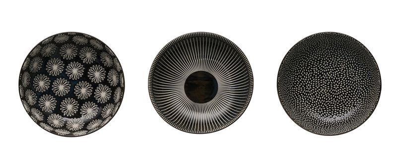 BOWL DARK BLUE  5"  3 STYLES