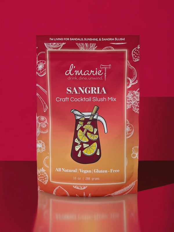 D'marie Sangria Cocktail Slush Drink Mix