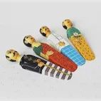 WEDGIE HAND PAINTED DOOR STOPPERS