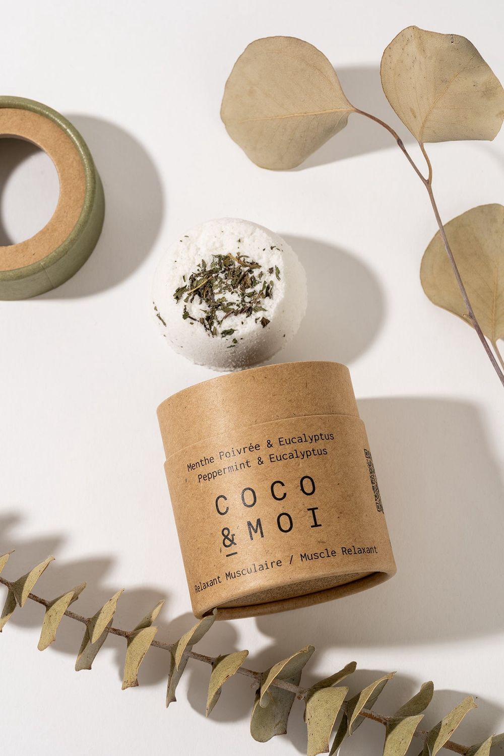 BATH BOMBS - PEPPERMINT + EUCALYPTUS