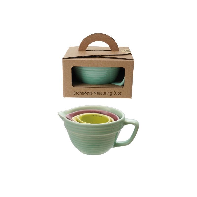 BATTER BOWL CERAMIC MEASURING CUP SET
