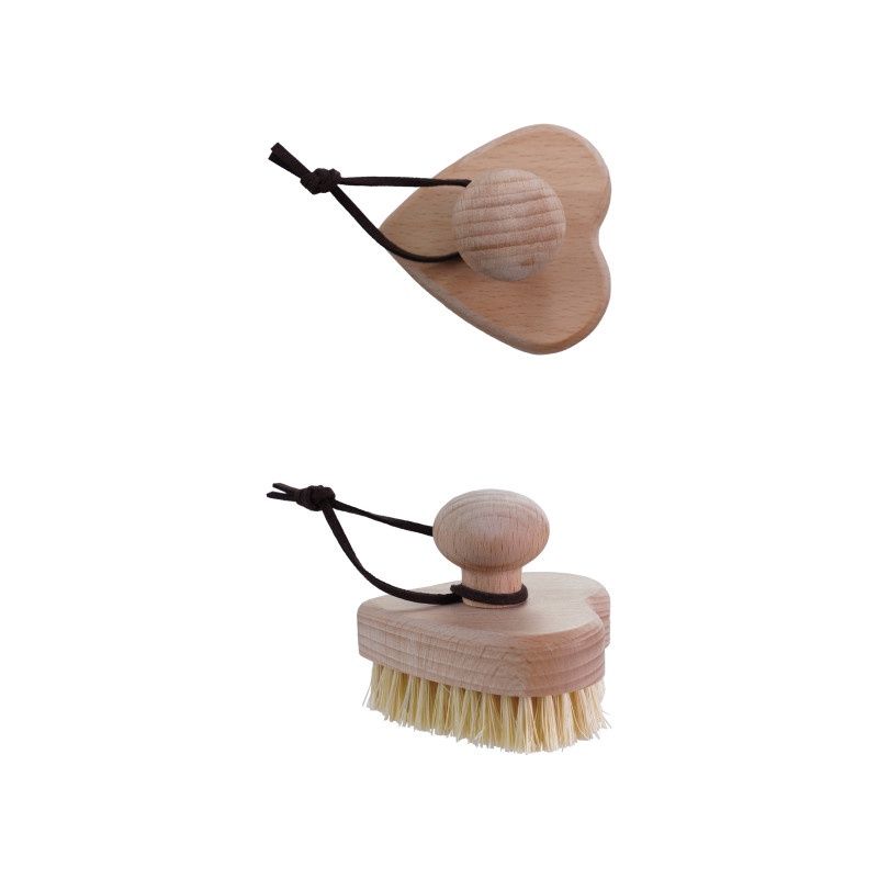 HEART SHAPED SISAL BRUSH
