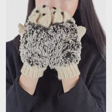 HEDGEHOG GLOVES - 3 COLOURS