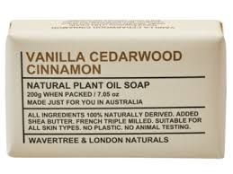 Vanilla Cedarwood Cinnamon Soap Bar