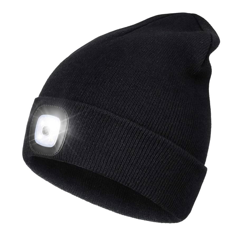 Rechargeable LED Light Up Beanie Assorted