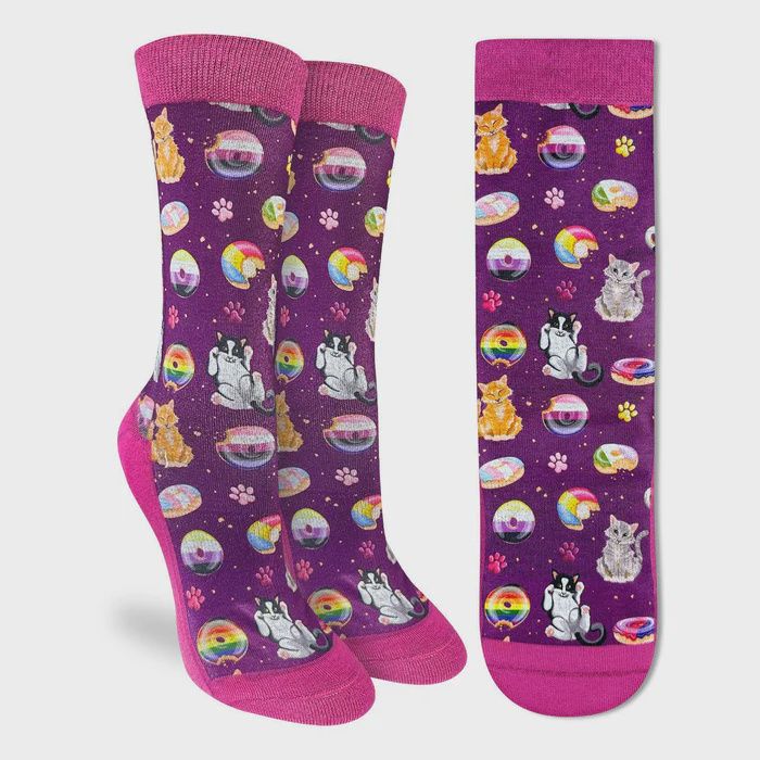Woman's Cats &amp; Donuts Socks Active Fit