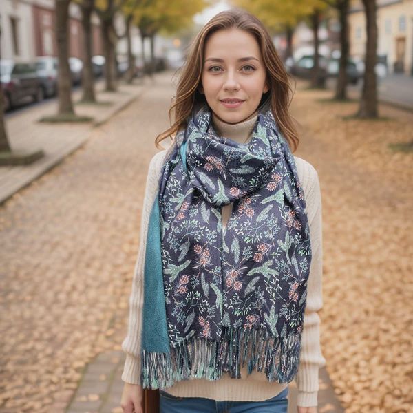 Fir &amp; Pinecone Scarf