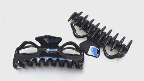 WILLOW JAW CLIP - BLACK/TORTOISE