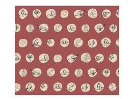 One Sheet Red Robin &amp; Rosehips Gift Wrapping Paper