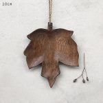 Wood Maple Leaf Ornament