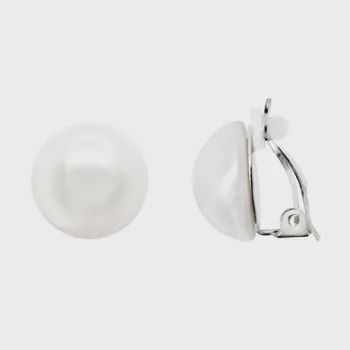 Pearl Clip On Earrings