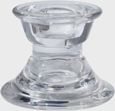 Simplicity clear candle holder