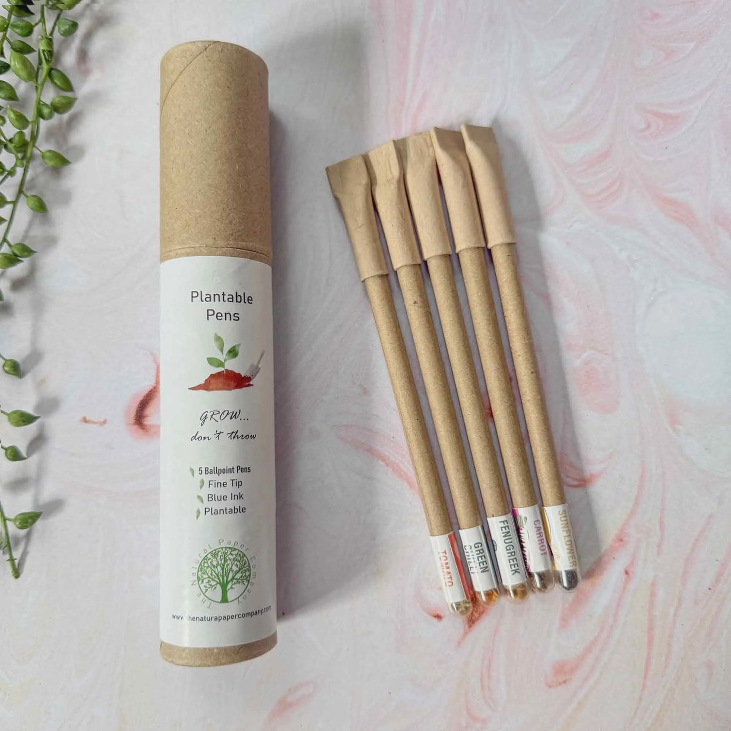 Plantable Pens 5 pack