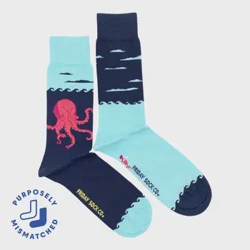 Men's Kraken &amp; Ship Socks