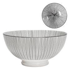 Kiri Porcelain Bowl Black Line