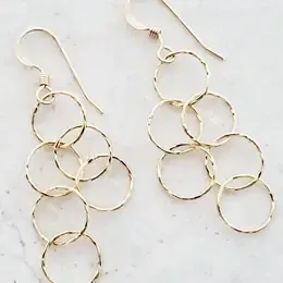 EARRINGS SILVER SPHERES GOLD OVER SILVER